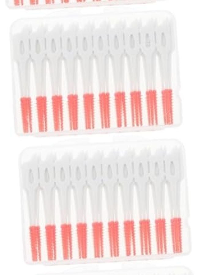 Minkissy 160 Pcs Interdental Brush Floss For Braces Professional Teeth Cleaning 2 Pack - Image 1